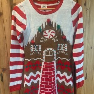 Christmas sweater dress.